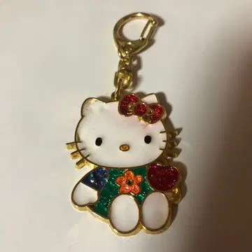 헬로키티 컬러풀 키링 [ 레트로 ]