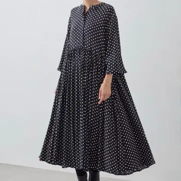 BEARDSLEY 도트 개더 원피스