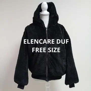 789 플리스 후드 부착 자켓 블랙 캐주얼