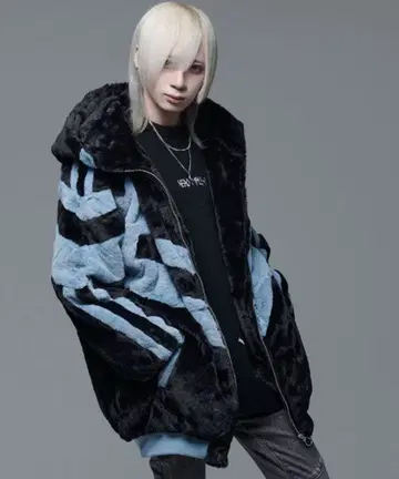 PSYCHO NATION 사이코네이션 퍼 블루종 서브컬쳐