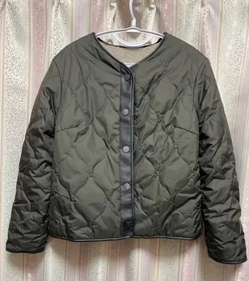 리버서블 자켓 L 사이즈 다크 그린