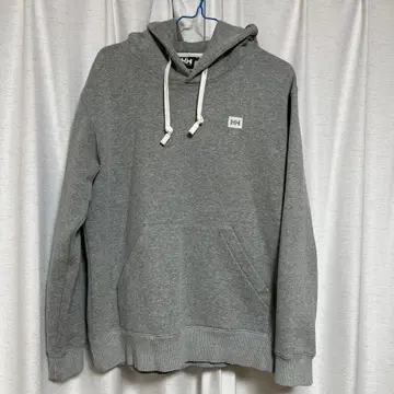 헬리 한센 그레이 후드 부착 후드티
