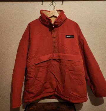 JAVA 리버서블 하프 지퍼 나일론 보아 오버 사이즈 블루종