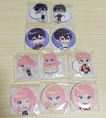 루프 7번째 악역 영애 복권 크리 아크릴 스탠드 캔뱃지 총 10점