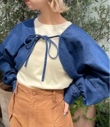 Ciaopanic 데님 뷔스티에 포함 멀티 웨이 볼레로