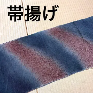 미사용 오비 장식 천, 두드림 염색 같은 염색