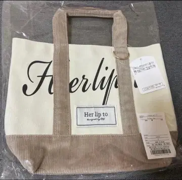 하립투 herlipto minitote 토트백 아이보리 화이트