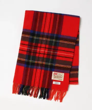 트래디셔널 웨더웨어 체크 대형 스톨