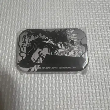 점프 50주년 기념 스퀘어 캔뱃지 블랙클로버 아스타