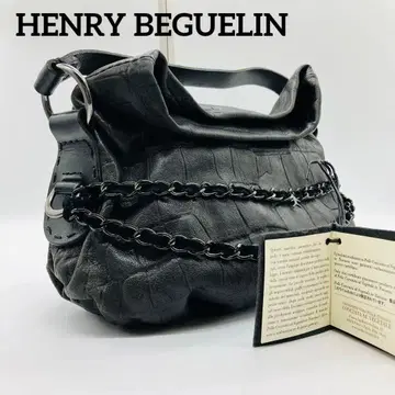 카드 포함 엔리 그린 원 핸드백 체인 오미노 악어 엠보싱