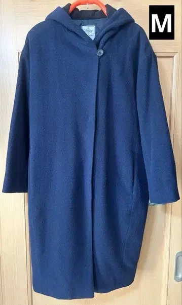 [ M 사이즈 ] 빔즈 B:MING 후드 코트 울 네이비