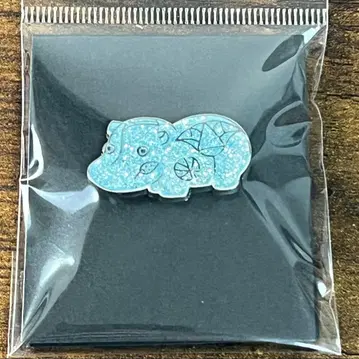 고대 이집트전 파란 하마 핀 배지