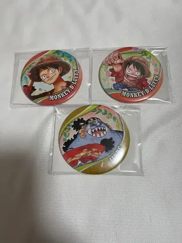 원피스 Spring  캔뱃지 루피 징베