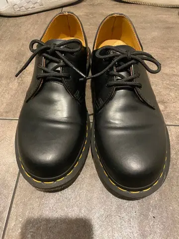 캐주얼 가죽 신발 블랙