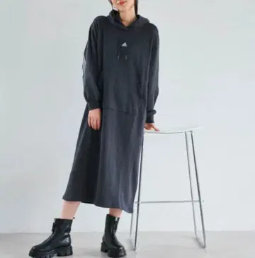 adidas 워딩 루즈핏 프렌치 테리 원피스