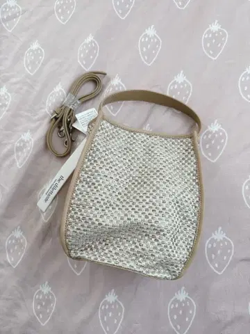 야마다야 베이지 스콧 클럽 백 핸드백 가방 미사용 새상품