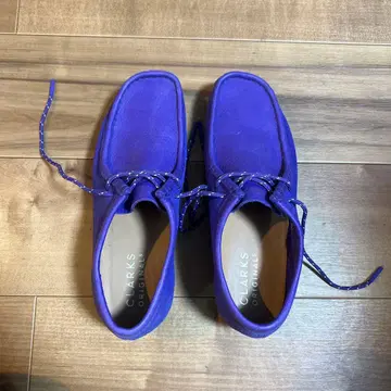 클락스 오리지널스 Wallabee PURPLE COMBI SUEDE