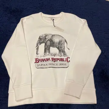 BANANA REPUBLIC 코끼리 프린트 맨투맨 M 20th 모델