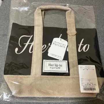 herlipto 미니토트 토트백 블랙