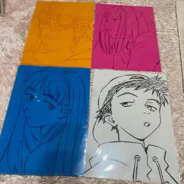 후리쿠리 FLCL 후리쿠리전 클리어 파일 4장 세트 하루코 마미미