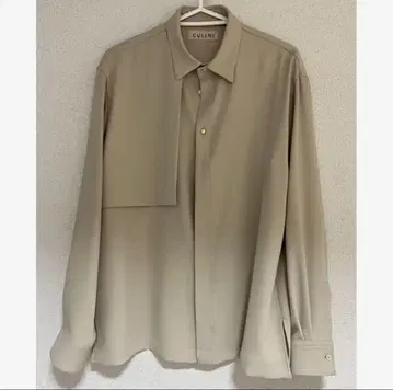 CULLNI 2021SS 트렌치 셔츠 사이즈 0 에크루