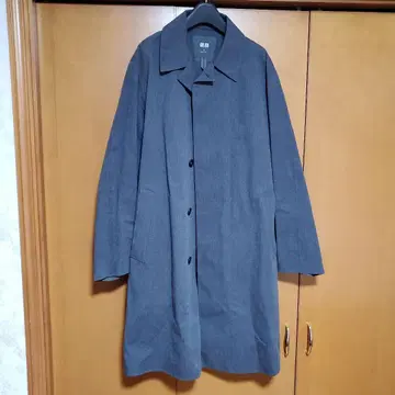 UNIQLO 그레이 스텐카라 코트 M