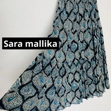 사라 말리카 플레어 롱 스커트