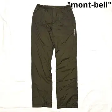 mont-bell 몽벨 써마 랩 팬츠 팬츠 충전솜 카키