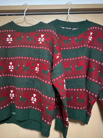 SHEIN 크리스마스 니트 페어