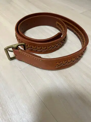 미사용 새상품 BRU NA BOINNE 브루나보인 벨트 브라운