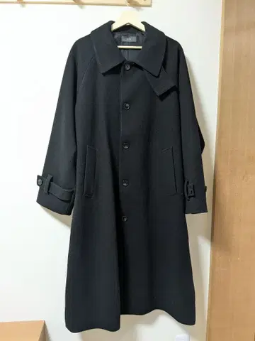 CLEL 스텐카라 코트 블랙 L 사이즈