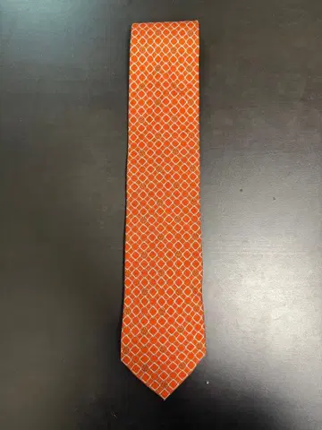 [Dunhill] 실크 넥타이 (오렌지)