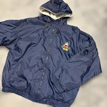 Disney 미키마우스 자수 로고 나일론 자켓 XL