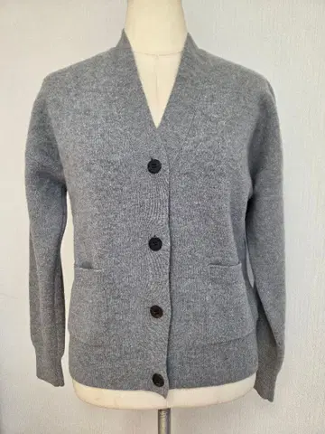 ebure 에부르 울 가디건 그레이