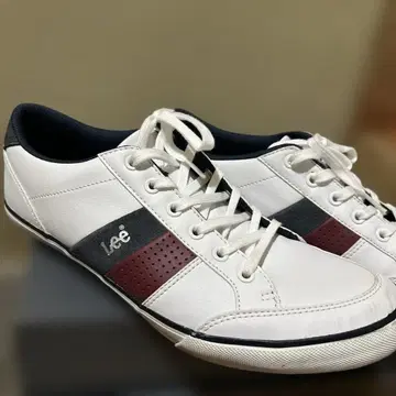 LEE 리 스니커즈 로우컷 슬립온 화이트 27cm