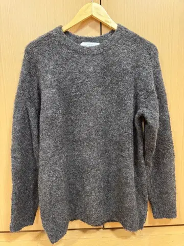 GREEN LABEL RELAXING 다크 그레이 스웨터 니트 남성용