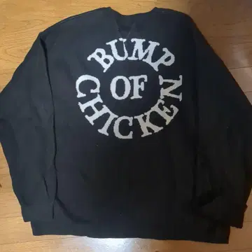 BUMP OF CHICKEN 로고 니트웨어/BLACK L 사이즈