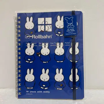 미개봉 한정판 미피 전시회 70주년 롤링 노트 포켓 부착 메모 L