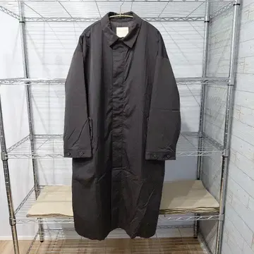 studio CLIP 충전솜 스텐카라 코트 블랙 M