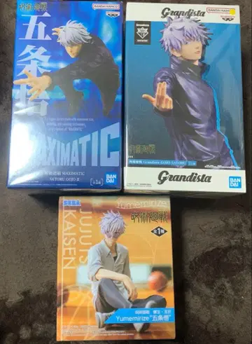 주술회전 고죠 사토루 피규어 총 3점