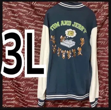 3L 톰과 제리 바시티 자켓 새상품/MC02P-412