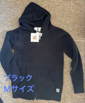 미사용품 카시우에라 kashwere 블랙 풀 지퍼 후드티 M 택 포함