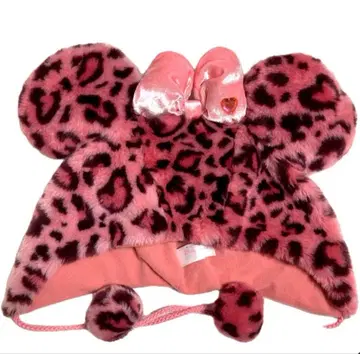 미니 레오파드 무늬 팬캡