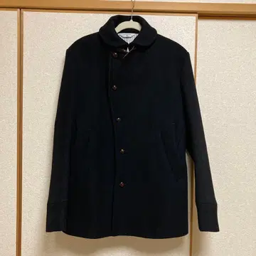 에디피스 블랙 울 피코트