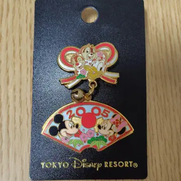 [ 레어 ] 도쿄 디즈니 리조트 2005 핀 배지 미키 미니 도날드