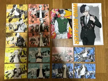 WIND BREAKER 윈브레 엽서 & 클리어 파일 세트