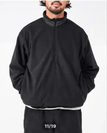 OVY RECYCLE MICRO FLEECE HALF ZIP JACKET