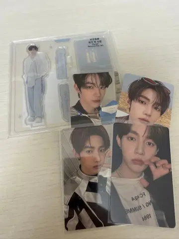 ZB1 장하오 아크릴 스탠드 트레이딩 카드 회장 특전