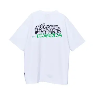 UNIGURI'S TEE (White) 계속 한밤중이면 좋을 텐데 티셔츠