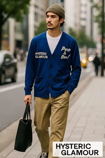 HYSTERIC GLAMOUR BETTIE PAGE 콜라보 가디건